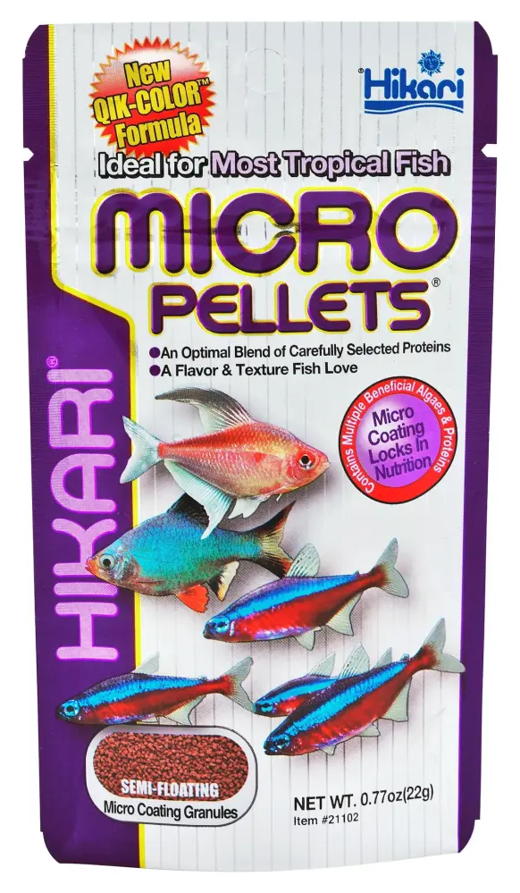 اكل الاسماك الاستوائيه - حبيبات مايكرو - Hikari Tropical MICRO PELLETS