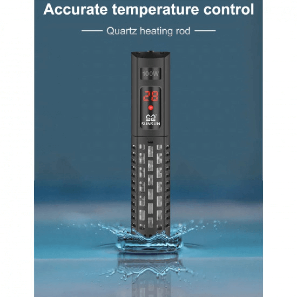 سخان حوض سمك  SunSun مع شاشة