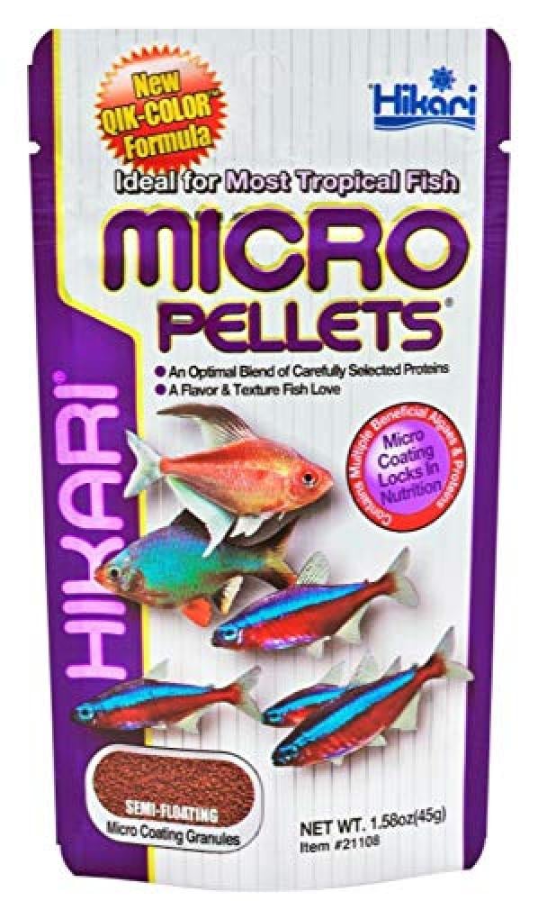 اكل الاسماك الاستوائيه - حبيبات مايكرو - Hikari Tropical MICRO PELLETS