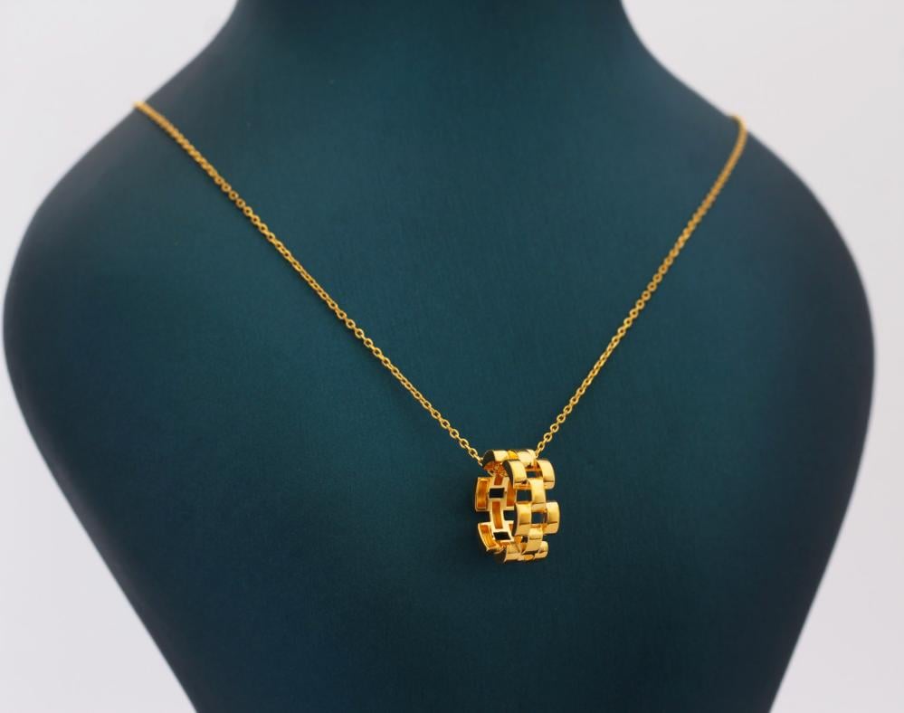 عقد ذهب تصميم رولكس عيار 21