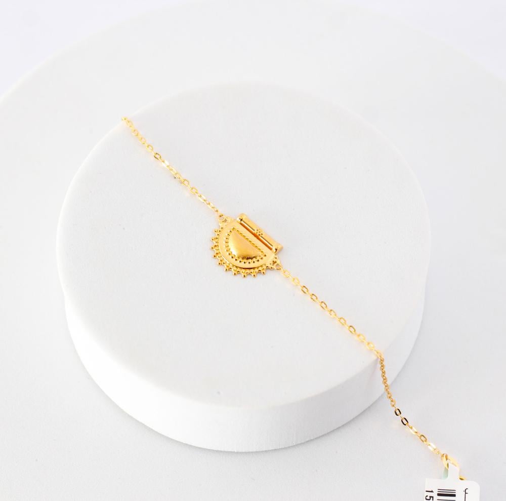 سوارة ذهب تصميم البراشي عيار 21