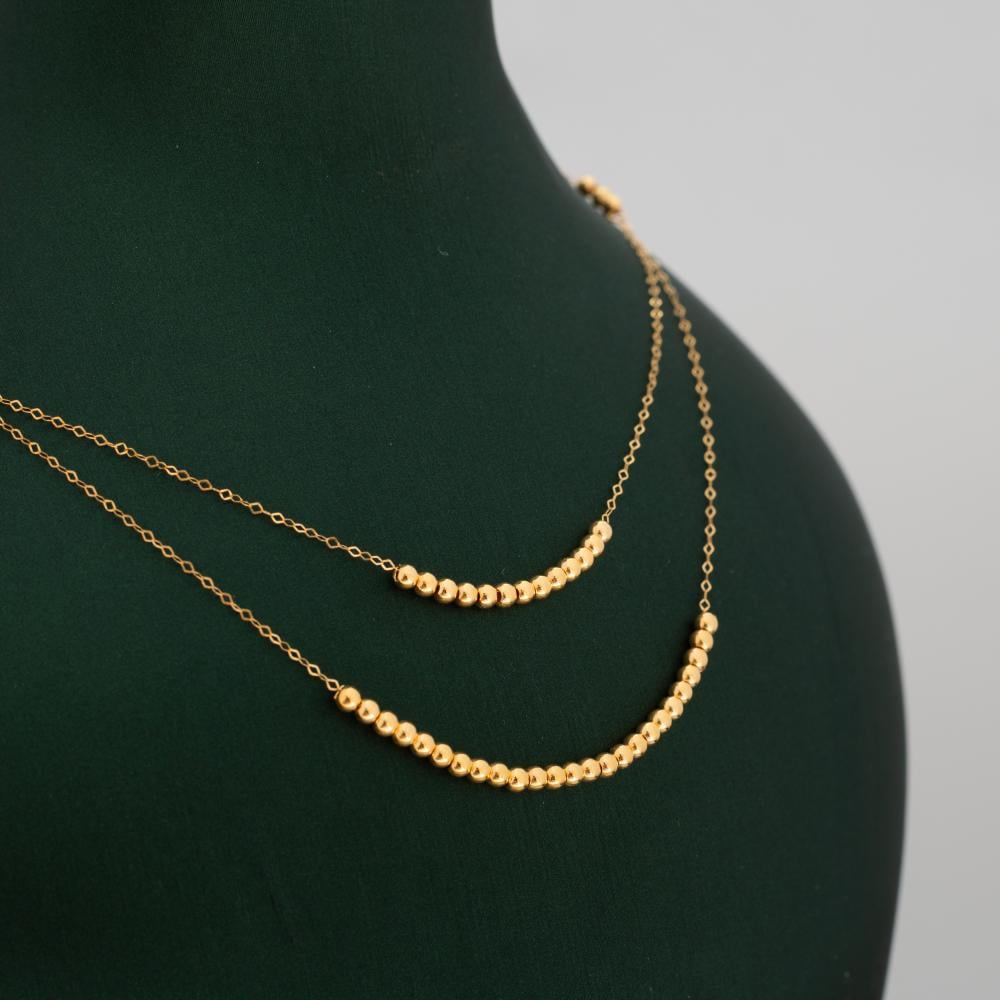 عقد تصميم نانو ذهب عيار 21