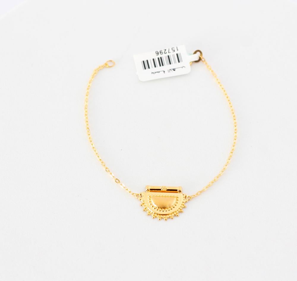 سوارة ذهب تصميم البراشي عيار 21