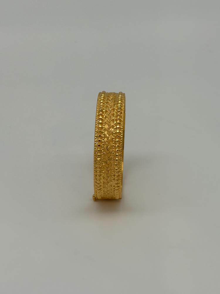 سوارة تصميم المجدولة ذهب عيار 21