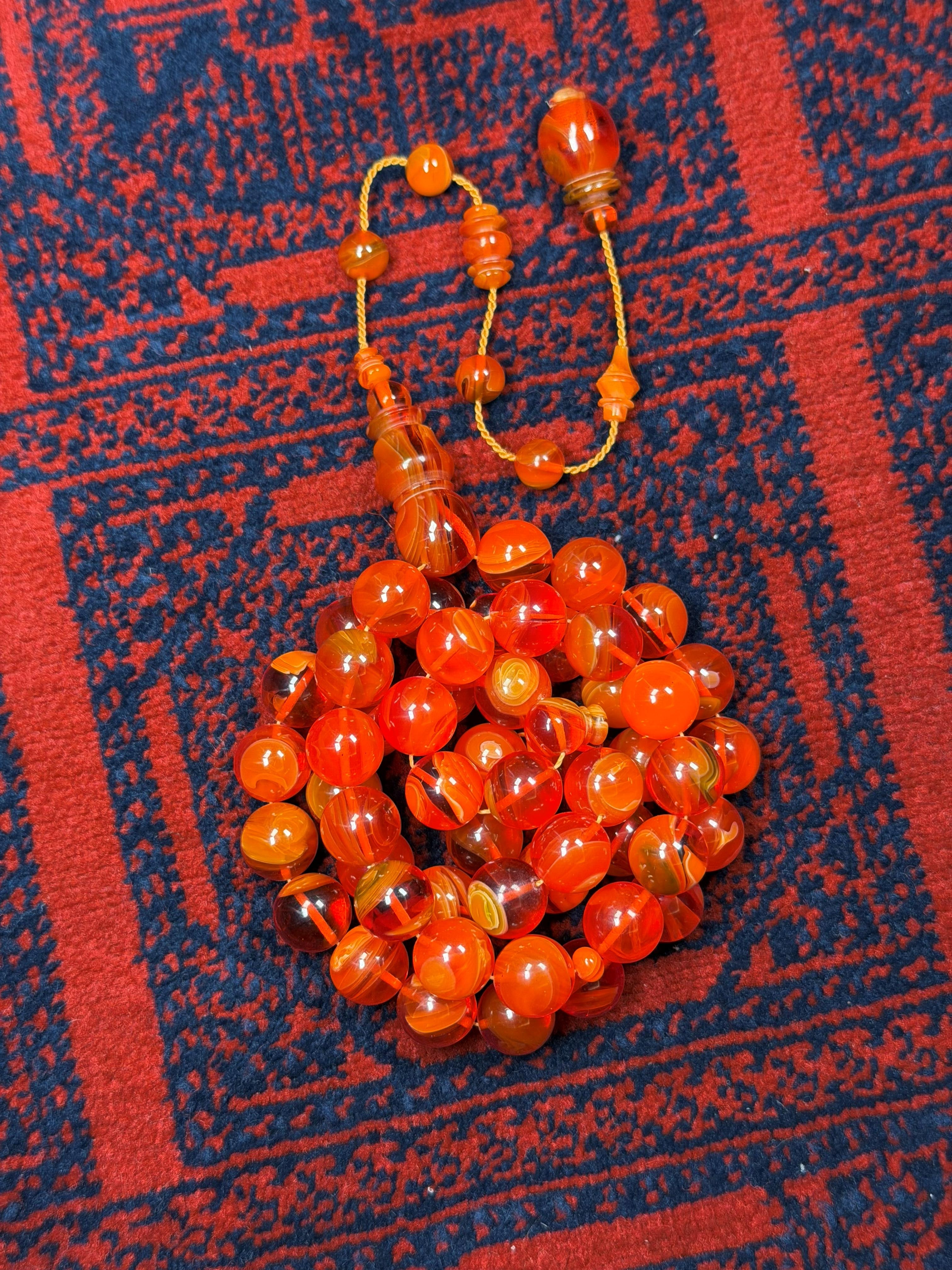 فاتوران برتقالي معرق