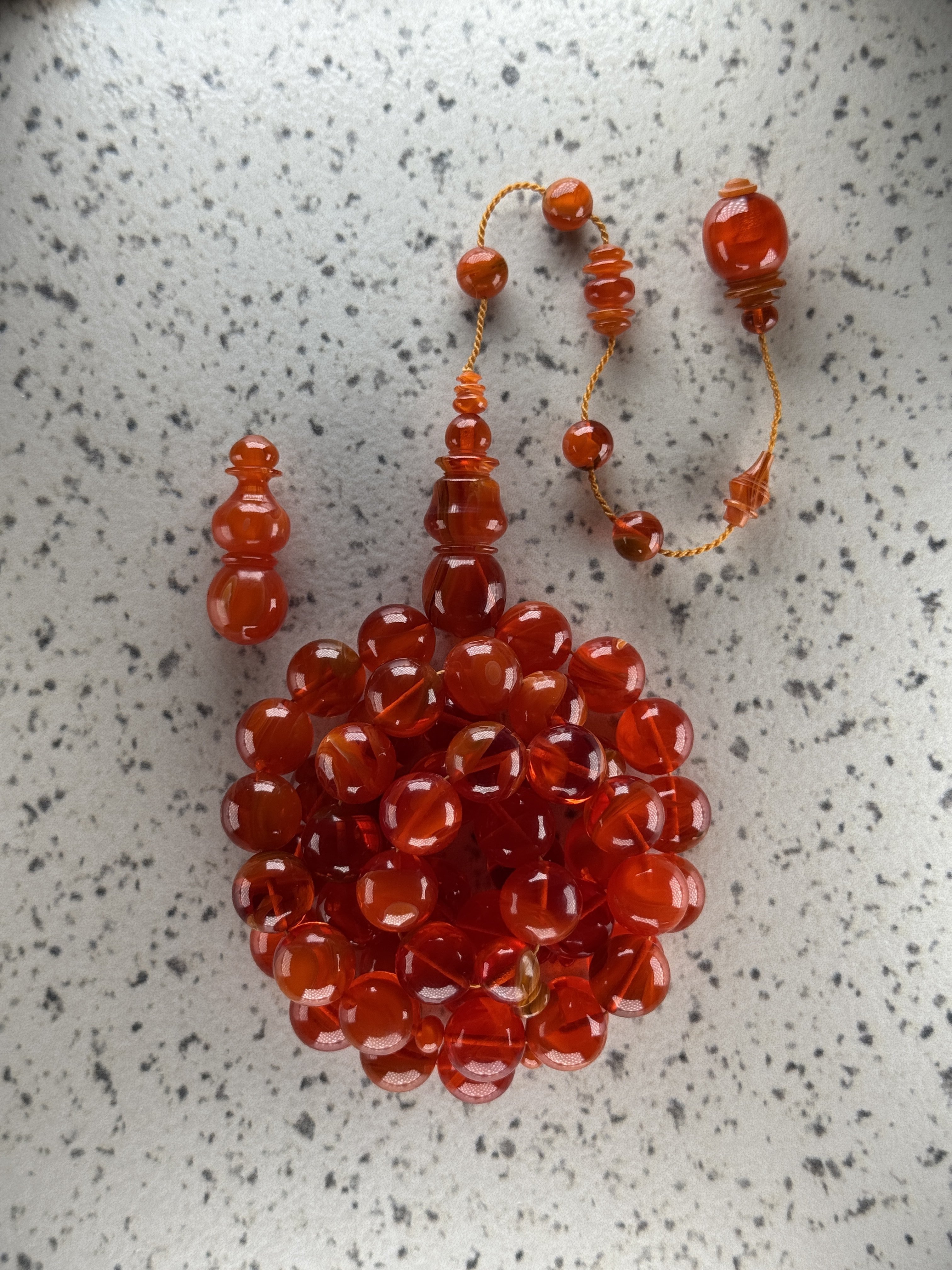 فاتوران برتقالي معرق