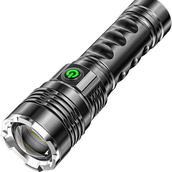 كشاف قوي جداً لإضاءة LED ساطعة قابل لإعادة الشحن