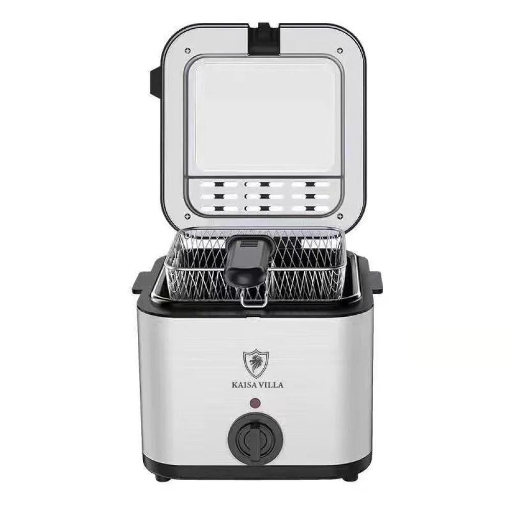 110V220V الكهربائية المقلاة العميقة 2.5L الفرنسية فريه آلة فرن النفط إناء/قدر المقلية الدجاج شواء قابل للتعديل ترموستات المطبخ الطبخ