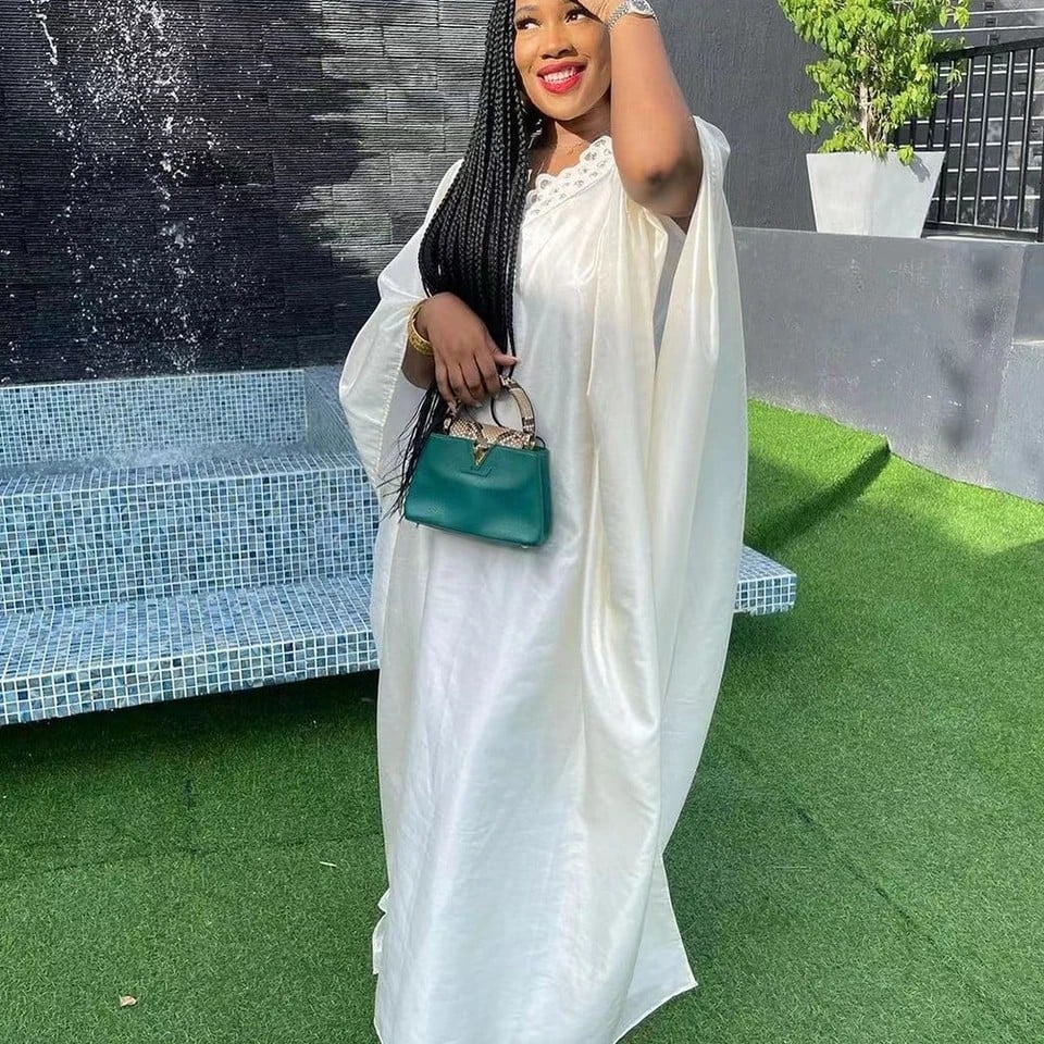 رداء Riche Dashiki ، ملابس فرنسية ، ناعمة وصديقة للبشرة ، فساتين طويلة عالية الجودة ، أحدث ، حرير اللطخة ، 2023
