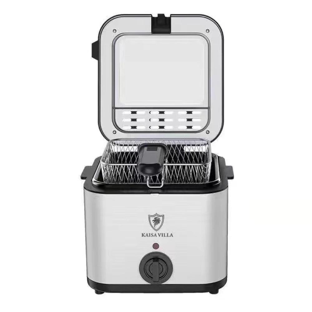 110V220V الكهربائية المقلاة العميقة 2.5L الفرنسية فريه آلة فرن النفط إناء/قدر المقلية الدجاج شواء قابل للتعديل ترموستات المطبخ الطبخ