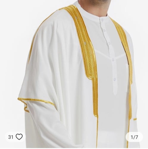 رداء رجالى مسلم ،عيد ،تقليدى ،عربى،كيمونو،ملابس اس...