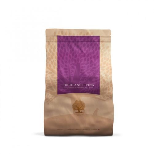 Essential Foods Dry Dog Food - Highland Living Domestic Angus Beef, Turkey, Scottish Salmon for Adult Dogs - 3 kg