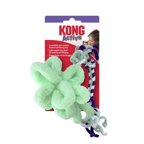 Kong Cat Toys - Cat Active 2-Piece Rope, Mint Green