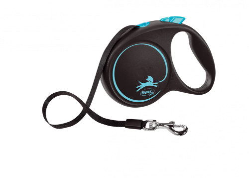 Flexi Dog Leash Black Design Medium Green (Length 5m)