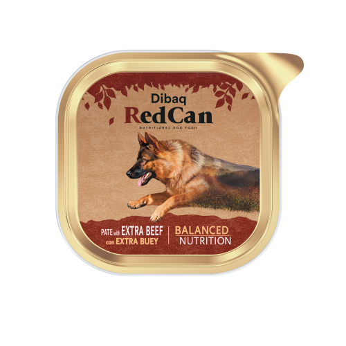 Red Can - Balanced Wet Food for Dogs, Beef Based, Whole Grain