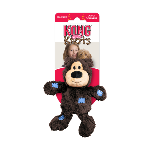 Wild Knotts Wild Bear Plush - Teddy Bear for Dogs