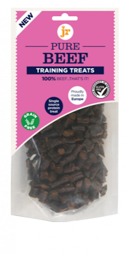 JR Products Dog Training Treats with Beef 100% Fresh Dried Beef - 85g