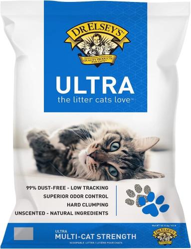 Dr. Elsey's Ultra Unscented Clumping Cat Litter (18 kg)