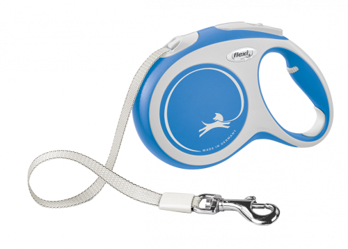 Flexi New Comfort Dog Leash Medium Blue (Length 5m)