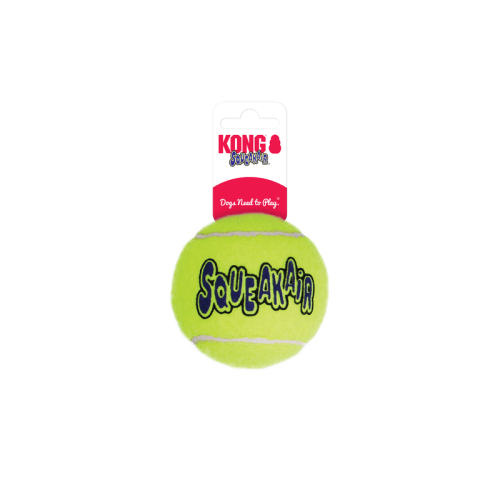 KONG Squeak Air Tennis Ball for Dogs to Chew and Play - Jumbo (Large)