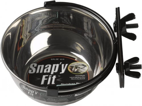Midwest Snap'y Fit Stainless Steel Bowl, 10 oz