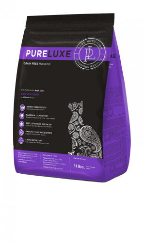 Pureluxe Elite - Dry Food for Adult Cats of All Breeds Fresh Turkey and Chicken Meal - 1.5 kg