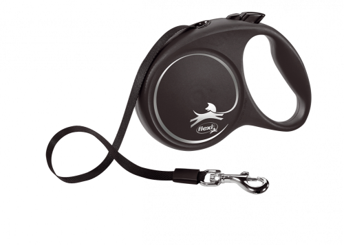 Flexi Dog Leash Black Design Large Black (Length 5m )