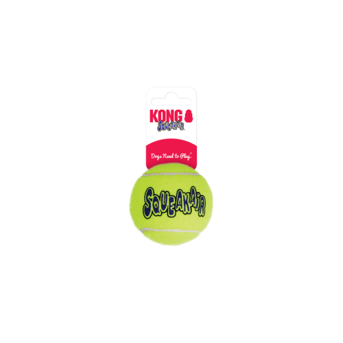 KONG Squeak Air Tennis Ball for Dogs to Chew and Play - Jumbo (Medium)
