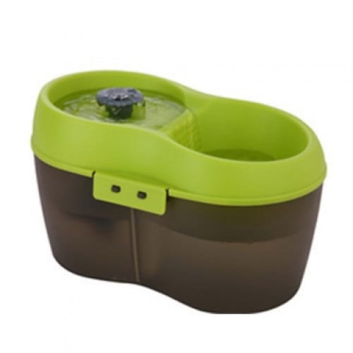 Electric cat and dog waterer with 2 liter filter