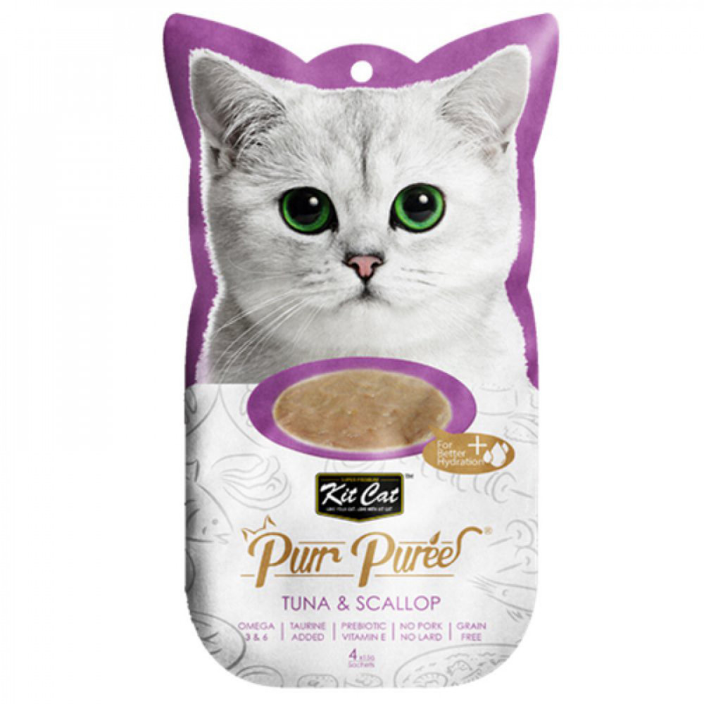 KitCat Puree Tuna Scallop 4 15g Happy Tails