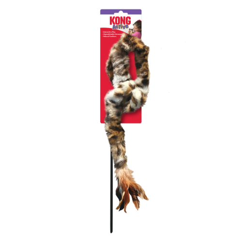 Kong Cat Toys - Retractable Feather Wand Cat Toy
