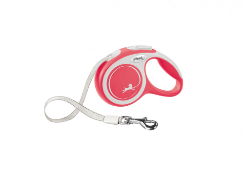 Flexi New Comfort Dog Leash Extra Small Red (Length 3m)