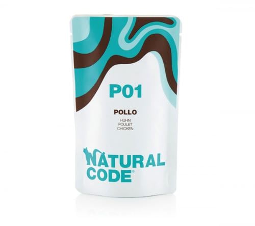 Natural Code - Wet Food for Adult Cats, Chicken Flavor, 70g Bag