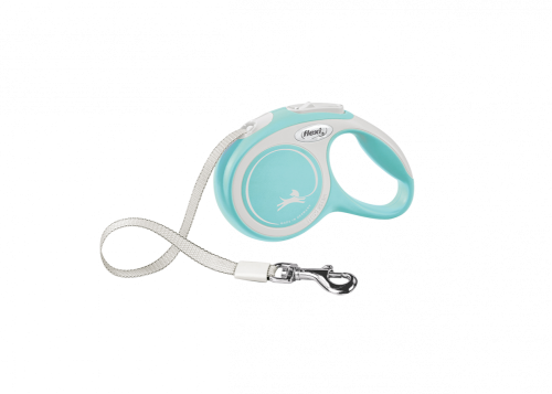 Flexi Dog Leash  New Comfort Extra Small Light Blue (Length 3m)