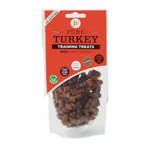 JR Products Dog Treats - 100% Fresh Dried Turkey Meat Training Treats - 85g