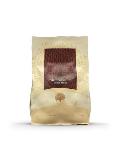 Essential Foods Dry Puppy Food - The Beginning Grain Free Chicken & Duck, Fresh Salmon, Trout for Large Breed Dogs - 3 kg