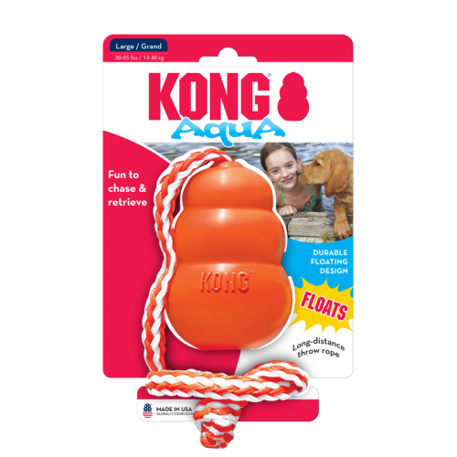 KONG Aqua Floating Water Toy for Dogs to Bite and Play
