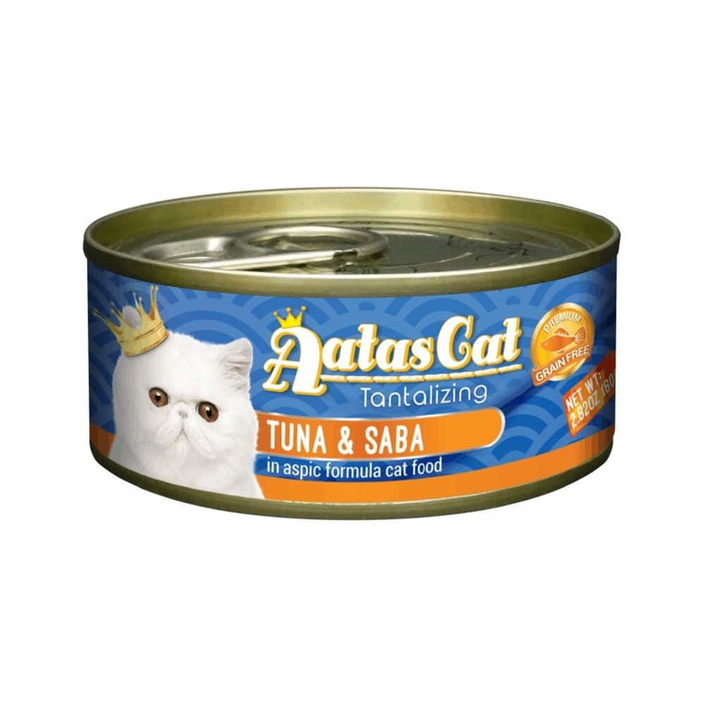 Aatas Cat Tantalizing Tuna Saba in Aspic 80g