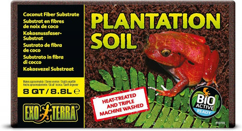Exo Terra - 100% Natural Plantation Soil Coconut Husk Fiber Substrate