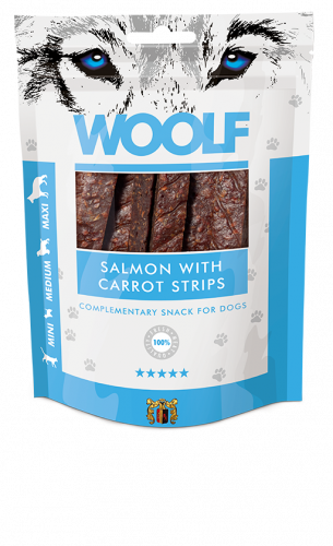 Woolf Salmon With Carrot Strips 100g