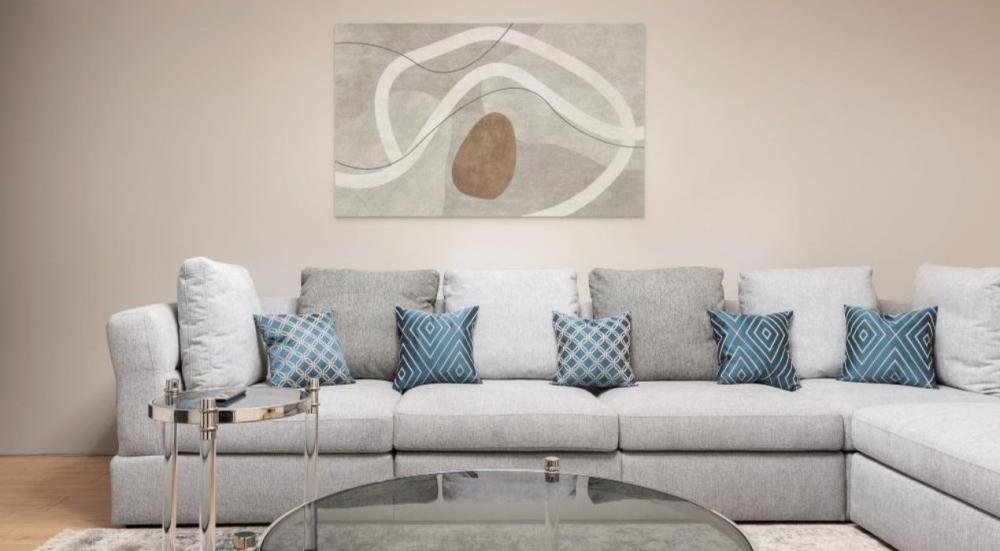 Wall murals arrangement