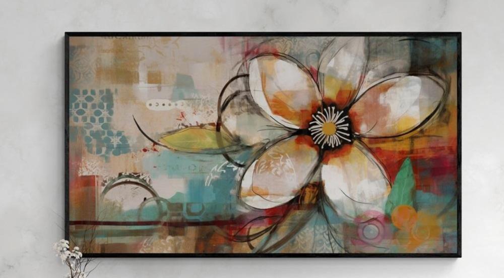 Abstract geometric art paintings