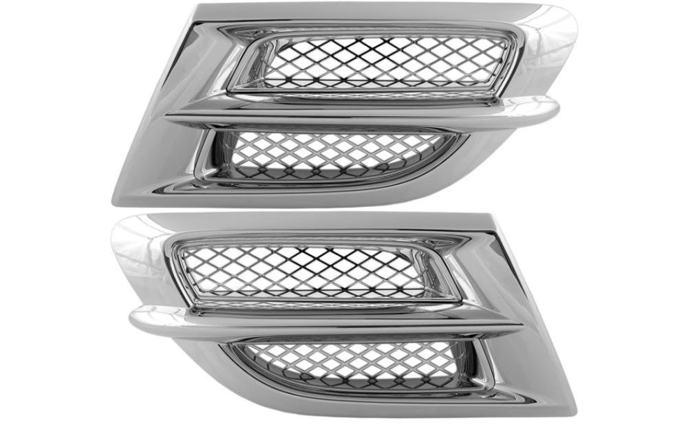 SIDE FAIRING ACCENTS W/MESH INSERTS كروم فتحات الرديتر من شركة Add On