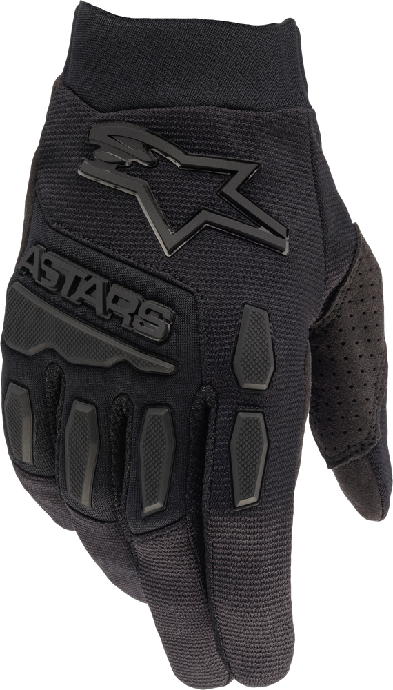ALPINESTARS FULL BORE GLOVES BLACKBLACK قلفزات ألبين ستارس أسود كامله