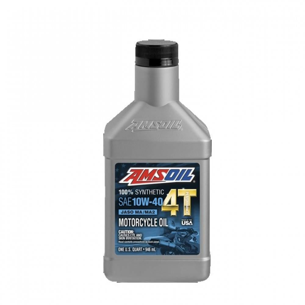 AMSOIL 100% Fully Synthetic 4T Performance زيت امزويل الامريكي 4T 10W-40 فل
