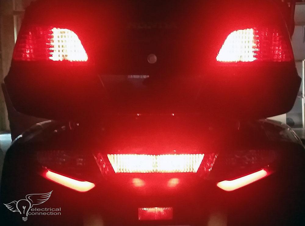 Honda GL1800 F6B (12-17) Low Browz Tail Light Illumination ليد مخفي من شركة EC الامريكية