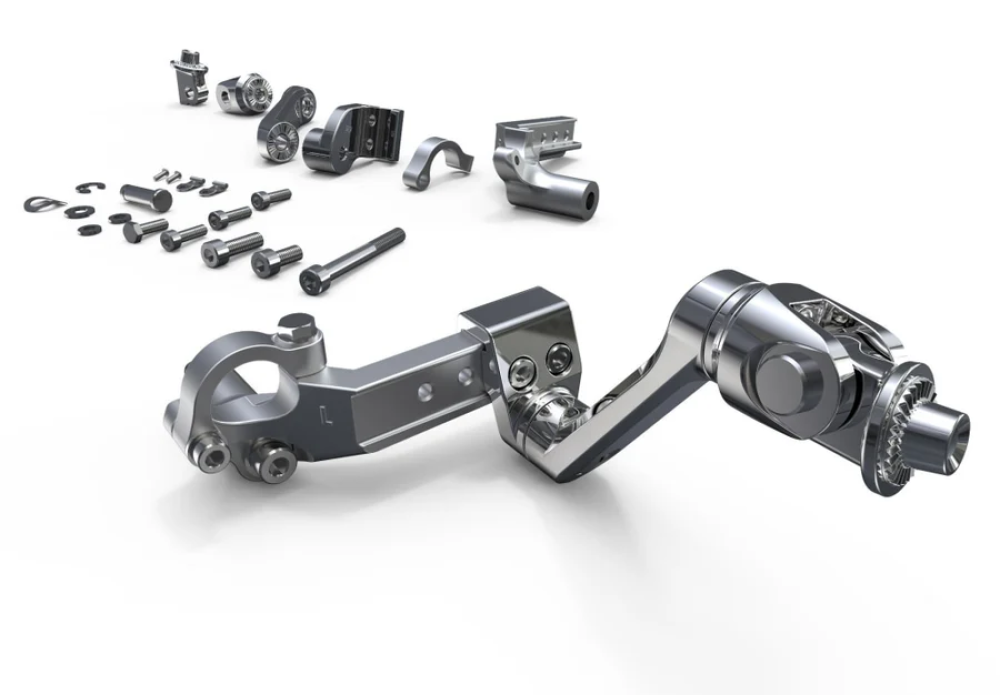 WAY ADJUSTABLE HIGHWAY PEG MOUNTS تريحة الارجل قولدسترايك كروم/اسود 18-24