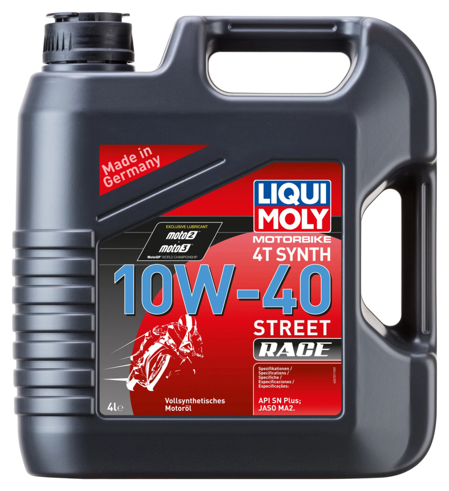LIQUI MOLY 4T Street Motorcycle Engine Oil 4L Full Synthetic 10W-40 - زيت ليكومولي الالماني 10W-40 فل 4لتر