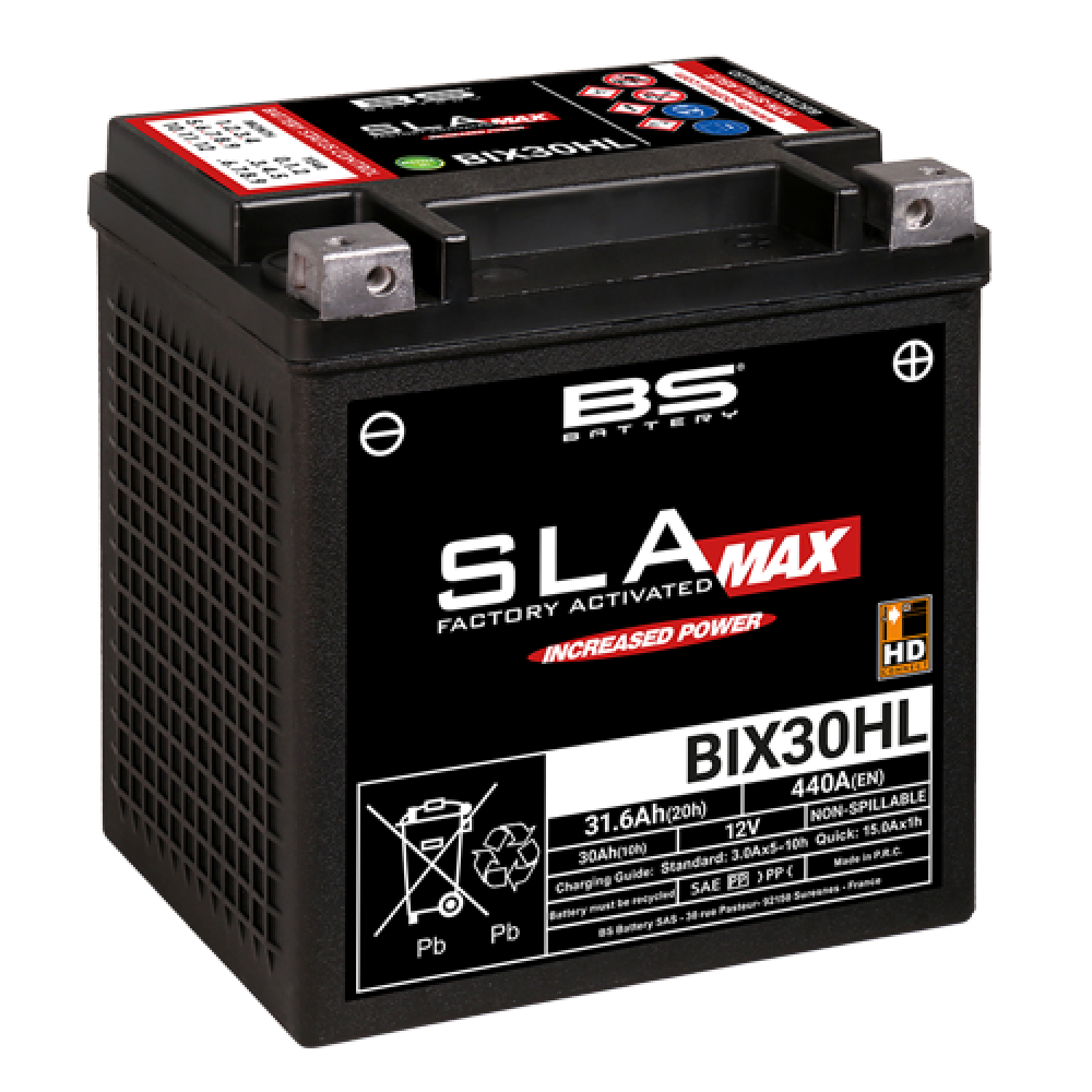 BIX30HL - BS BATTERY بطارية بي اس الفرنسية 30 امبير