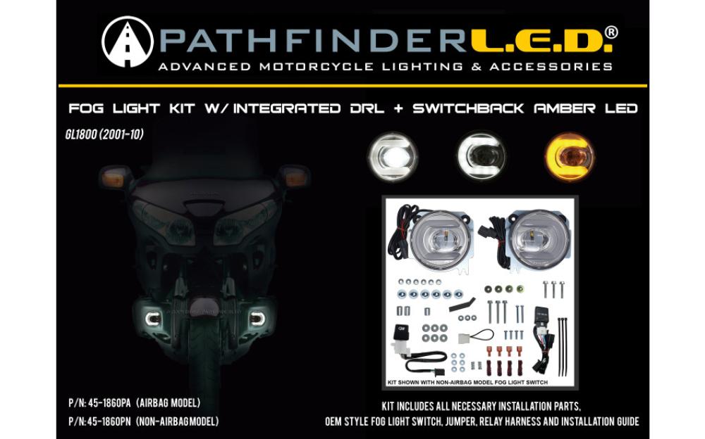 GL1800 01-10 LED Fog Light with DRTS كشاف الضباب دائري من شركة باثفيندر 01-10